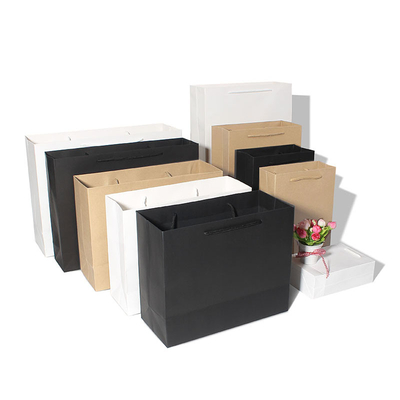 Eco -friendly Bulk Horizontal and Vertical Art Paper shopping Bag with Rope Handle Manufacturer Wholesale
