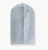 Garment Storage Hanger Bags With Zipper Closure Gusset Coat Covers Protector with Clear Round Window Water Repellent