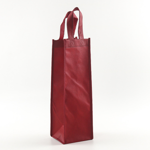 Reusable Eco-friendly non-woven Gift Bag Bottle Wine Tote Holder Easy to Carry 