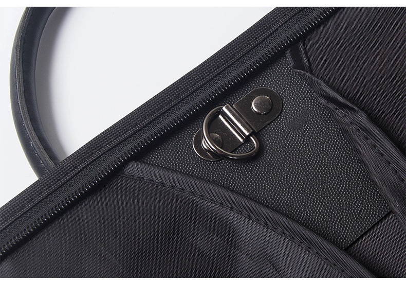 Foldable Thick Oxford Fabric Suit Bag Garment Bag With PU Leather Handles