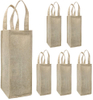 Eco friendly Jute Wine Bags Bottle Bags with Handle for Wedding Birthday Party Festival Gift Favors Manufacturer 